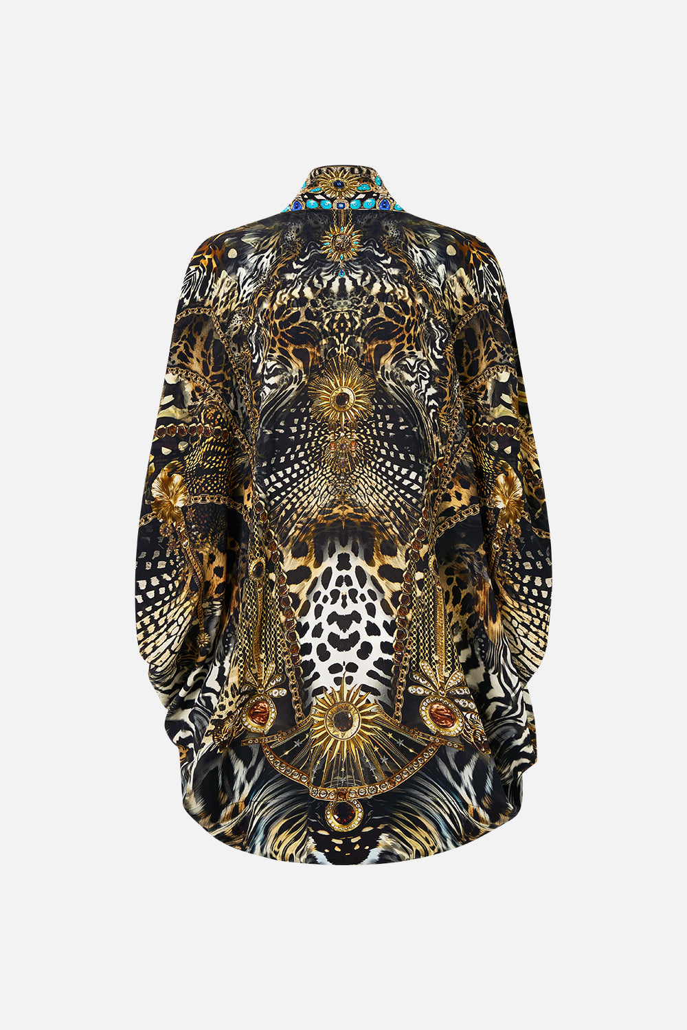 OPEN FRONT CARDI CAPE FELINE FOLKLORE