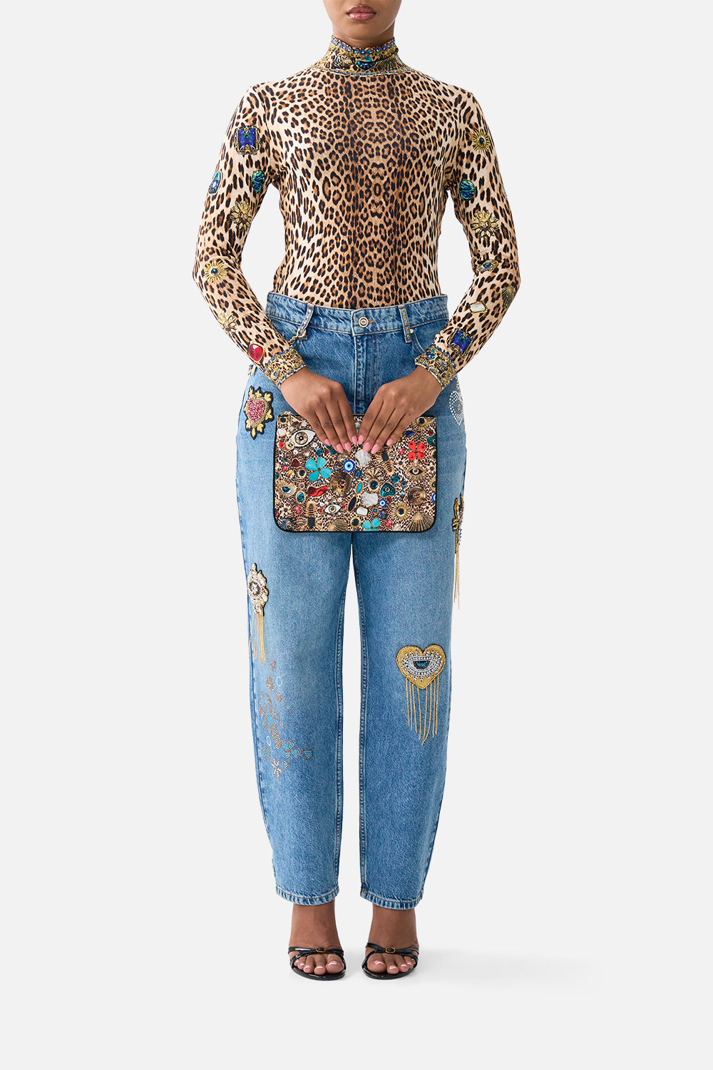 SMALL CANVAS CLUTCH NAZAR NIRVANA