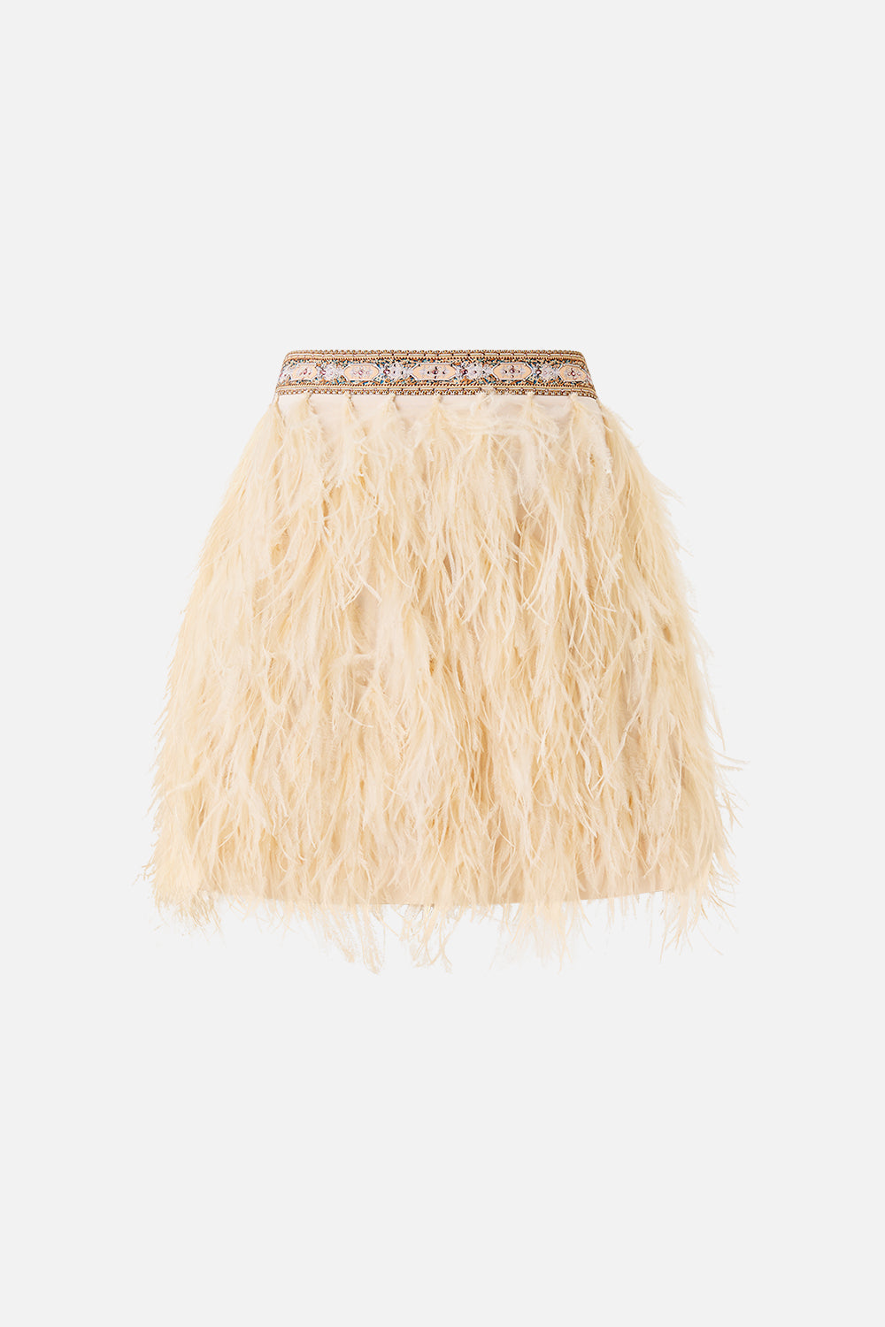 FEATHER MINI SKIRT TWILIGHT IN ISTANBUL