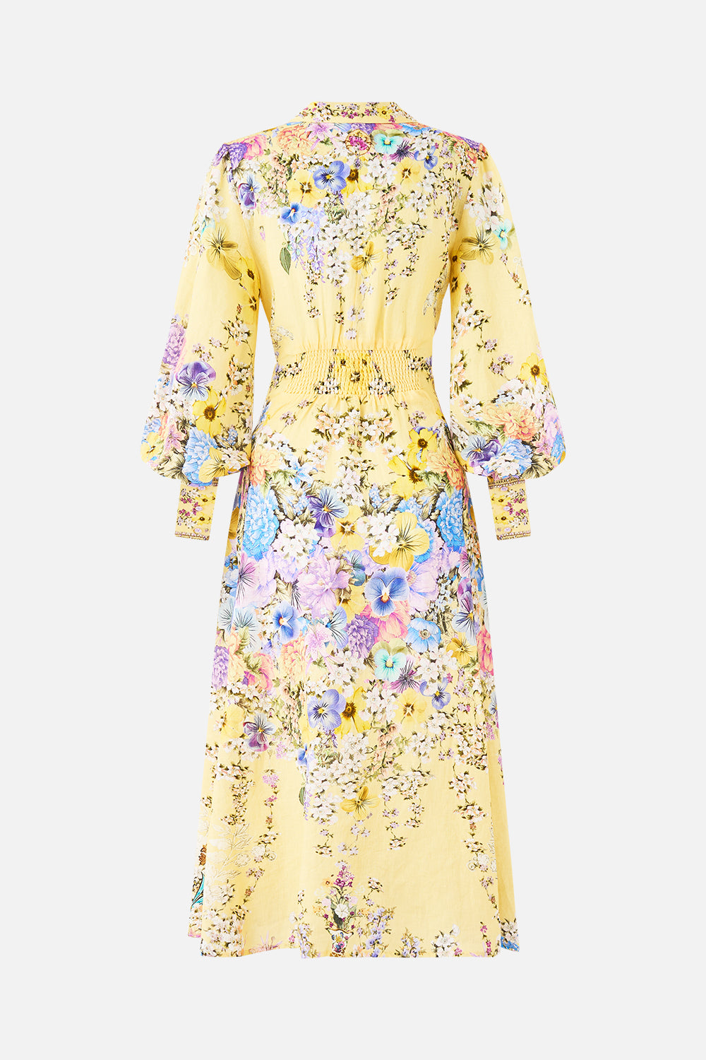 WAIST TIE SHIRT DRESS DARLING BUDS