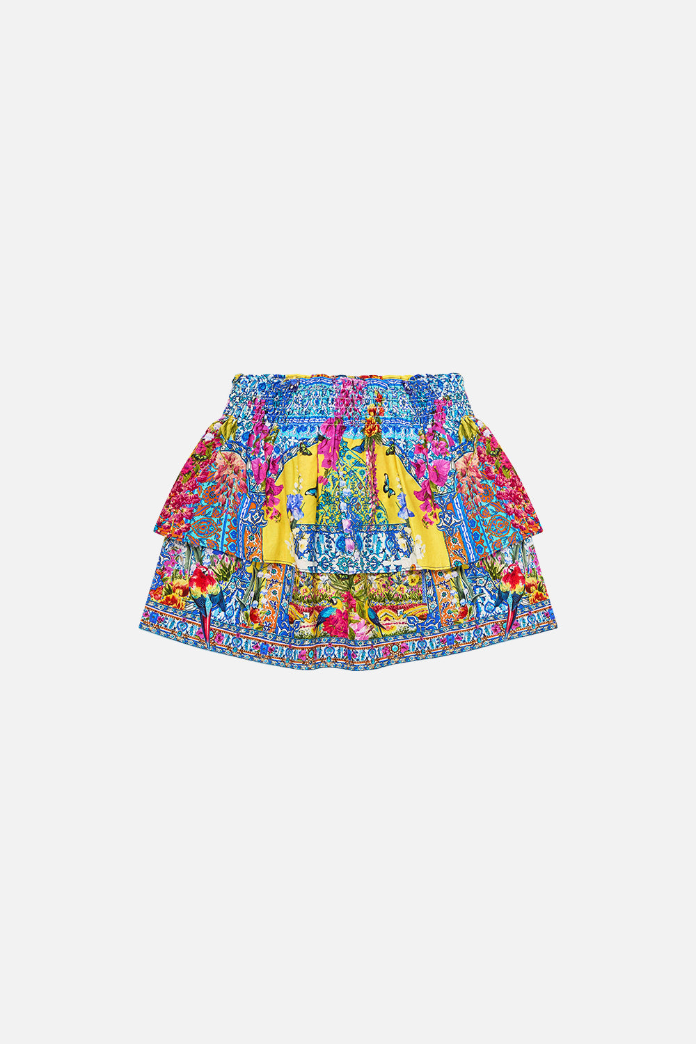 KIDS LAYERED MINI SKIRT W BABYLOCKED EDGES SULTANAHMET SUMMER