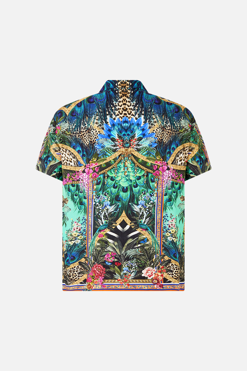 SHORT SLEEVE CAMP COLLARED SHIRT ANIMAL ALCHEMY
