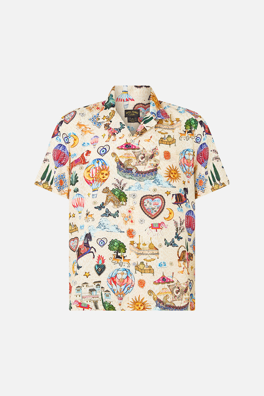 SHORT SLEEVE CAMP COLLARED SHIRT KAPADOKYA KITSCH
