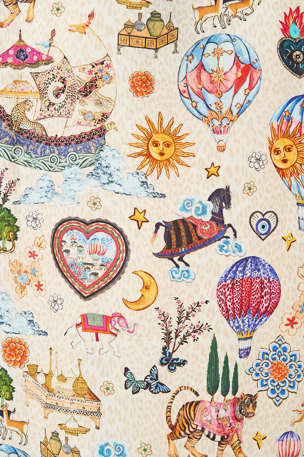 SHORT SLEEVE CAMP COLLARED SHIRT KAPADOKYA KITSCH