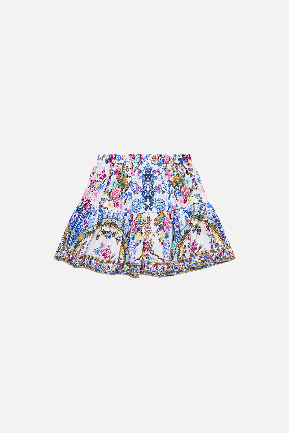 KIDS DROP WAIST MINI SKIRT WITH FRILL HEM ALL ABOUT THAT LACE