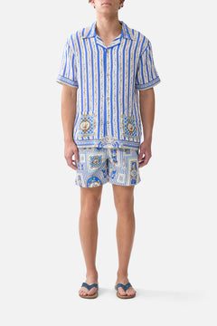 SHORT SLEEVE CABANA SHIRT OTTOMAN OPULENCE