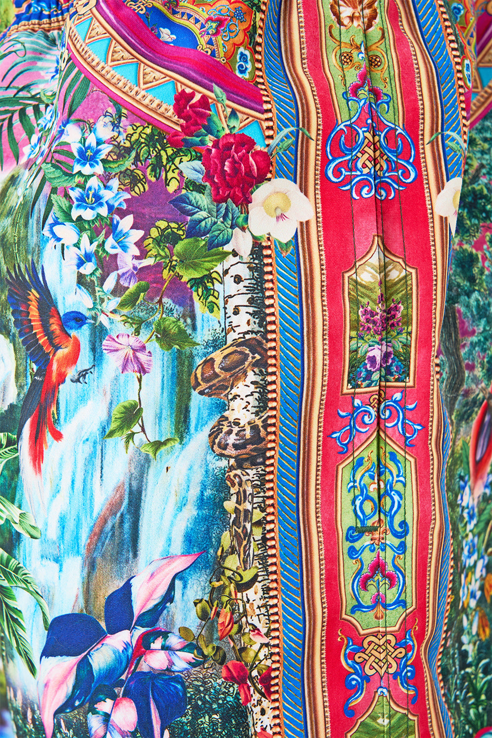 MID LENGTH BOARDSHORT WITH ELASTIC WAIST TURKISH DELIGHT