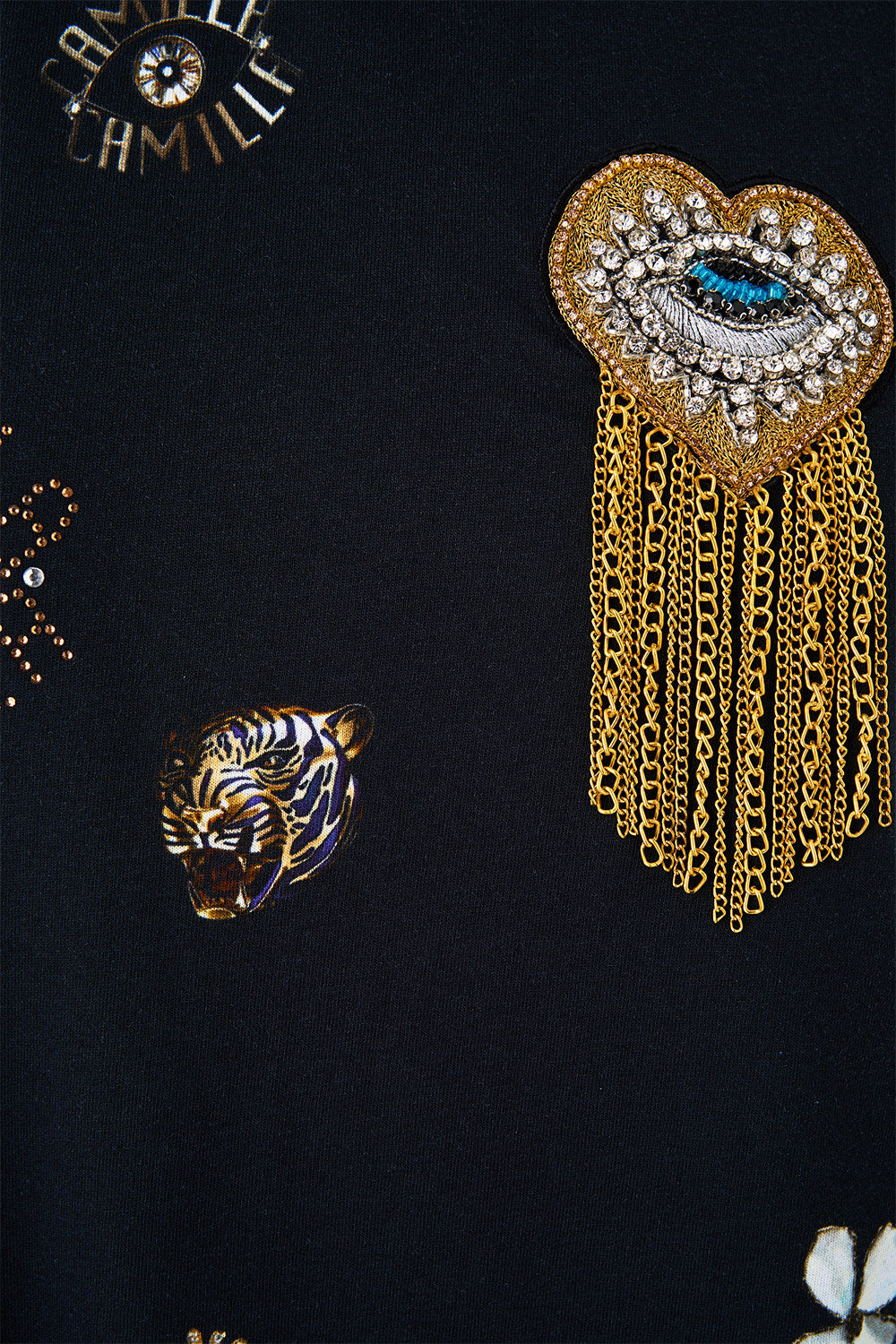 The CAMILLA classic tee from our print amulets and alchemy