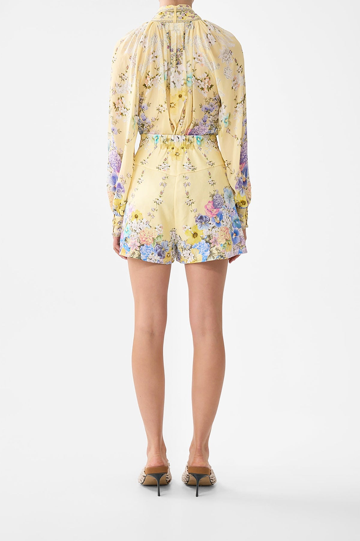 The CAMILLA corset waist short from our print darling buds