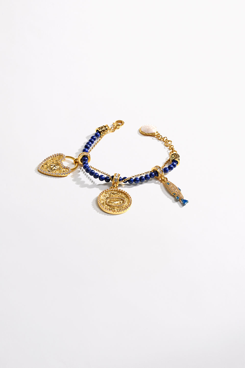 ARTISAN ARTILLERY CHARM BRACELET GOLD