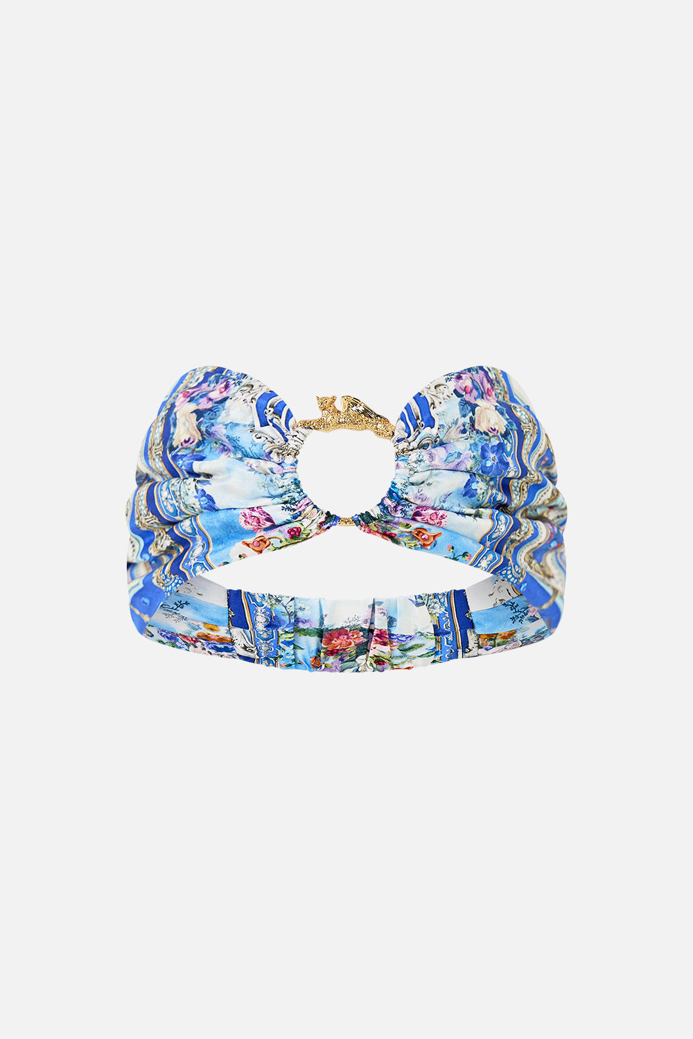The CAMILLA ring headband from our print Ottoman opulence, front product view