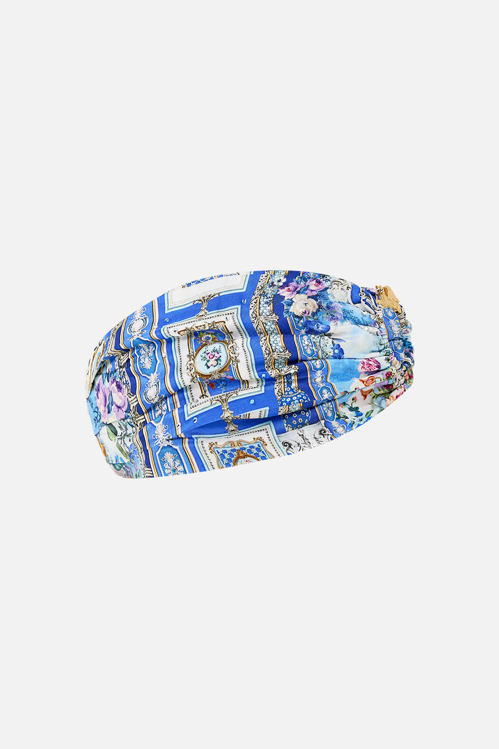 The CAMILLA ring headband from our print Ottoman opulence, back product view