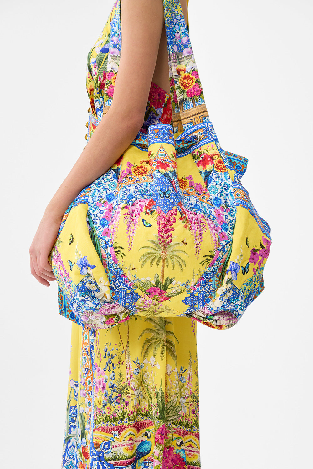DRAWSTRING BOW BEACH BAG SULTANAHMET SUMMER