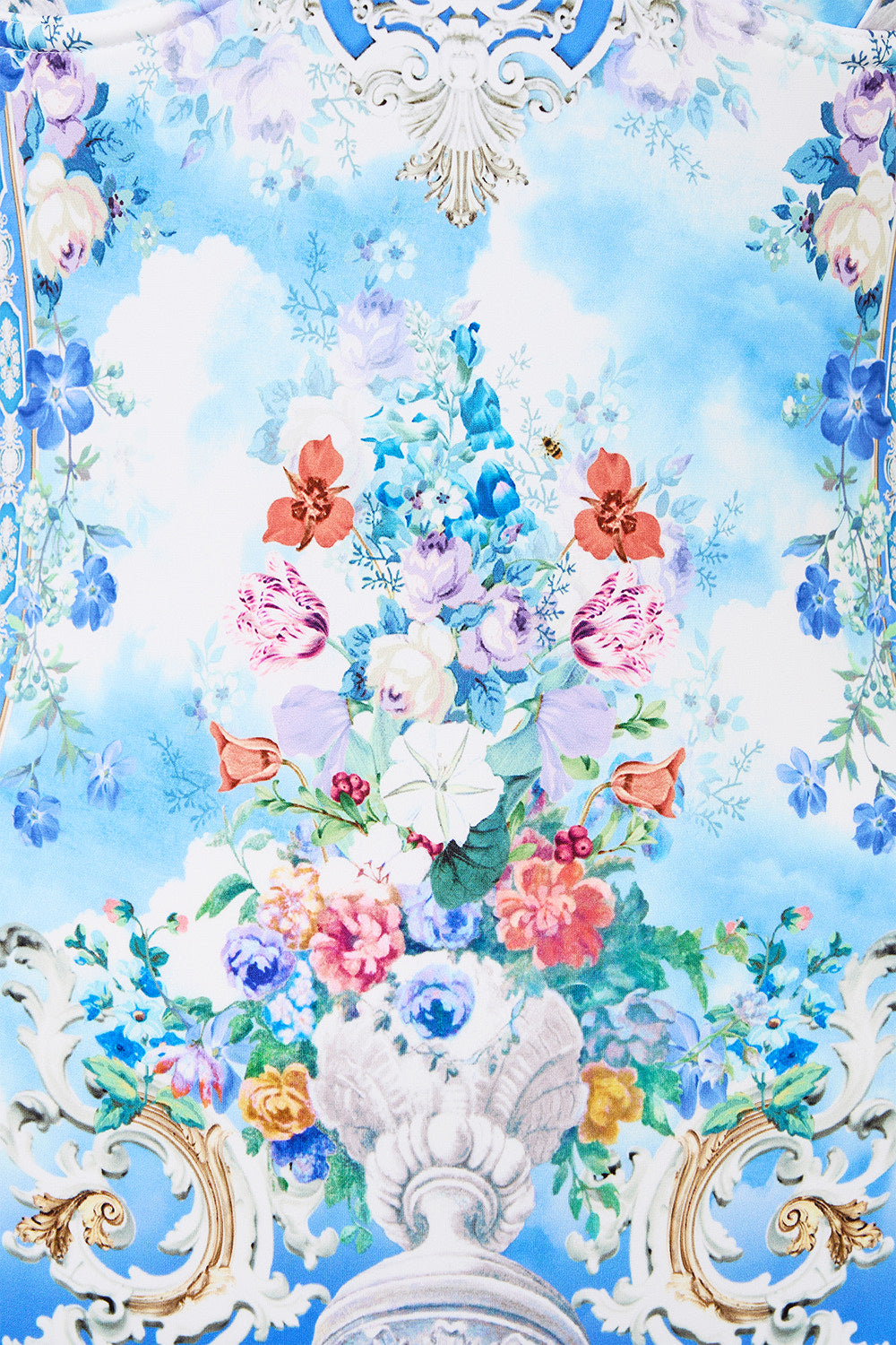 The CAMILLA SOFT HIGH TRI UNDERWIRE ONE PIECE OTTOMAN OPULENCE in our  print.