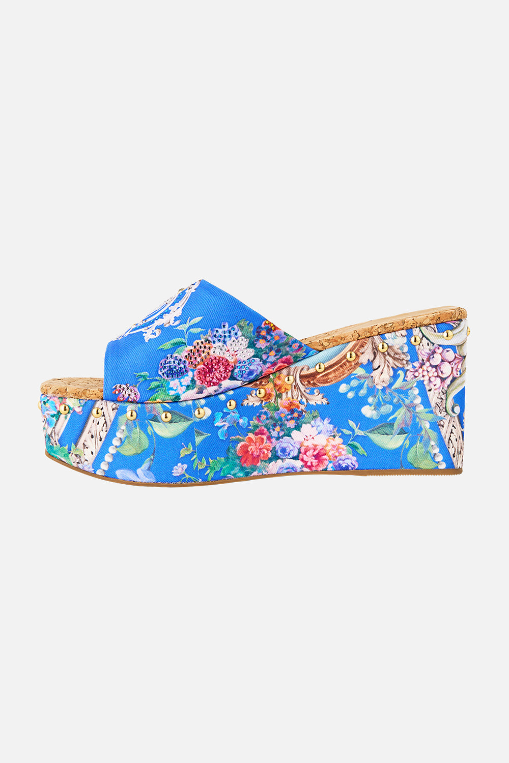 MIRAY WEDGE MULE OTTOMAN OPULENCE
