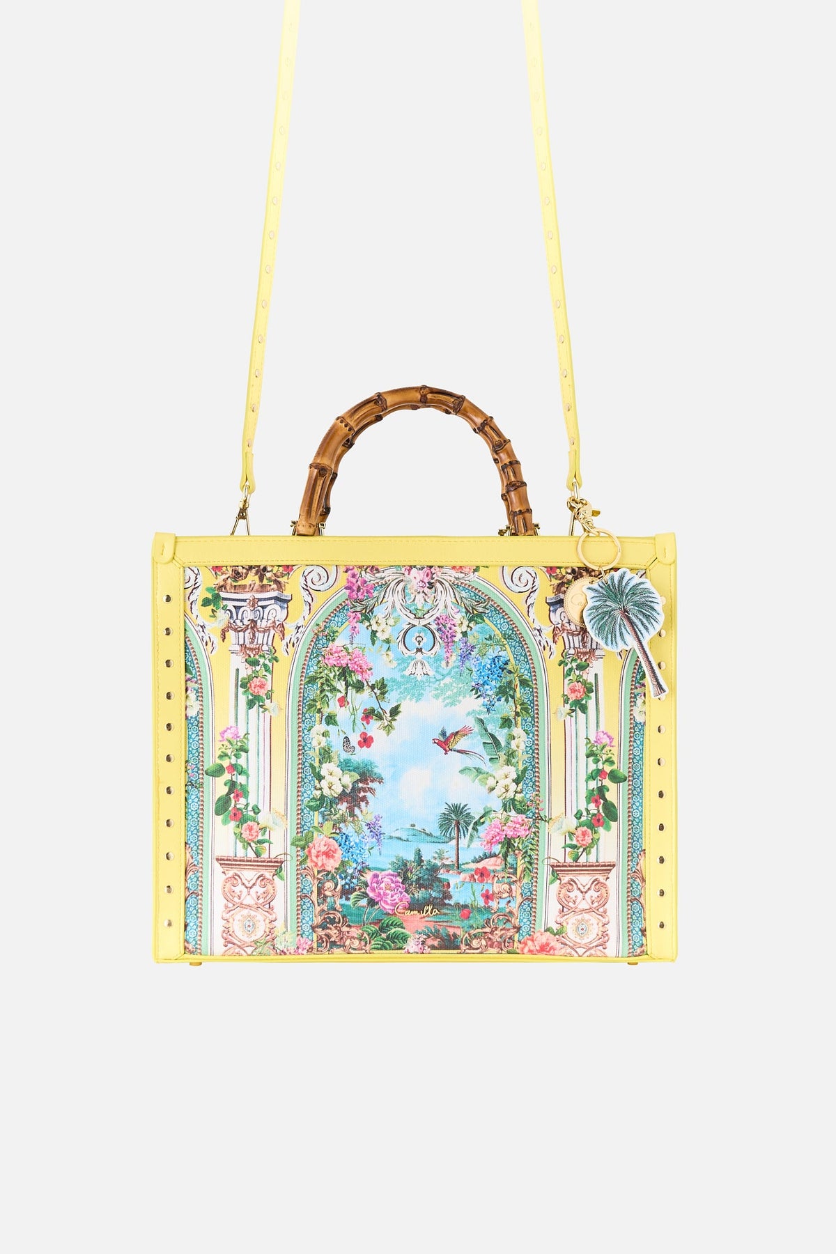The CAMILLA east west tote from our print tales of Topkapi palace, front product view