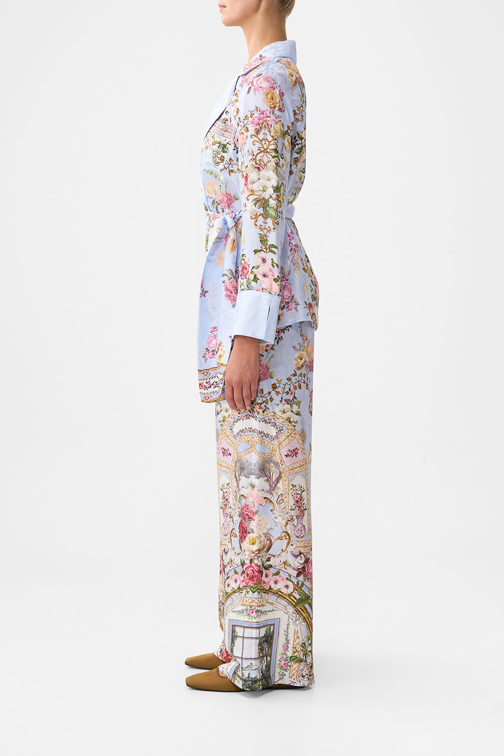 PYJAMA SUIT JACKET TILED IN TIME