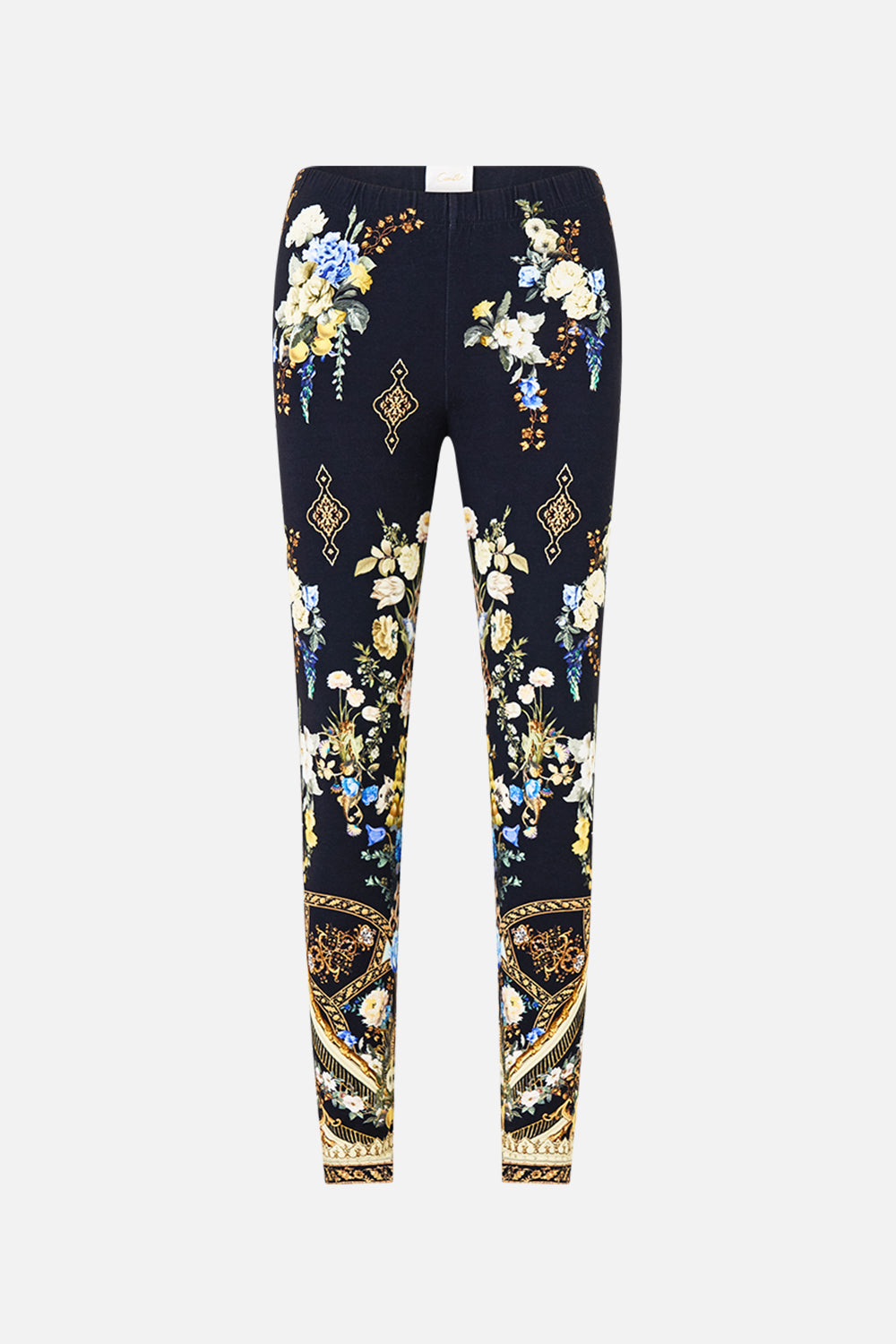 The CAMILLA LEGGINGS OTTOMAN ELEGANCE in our  print.