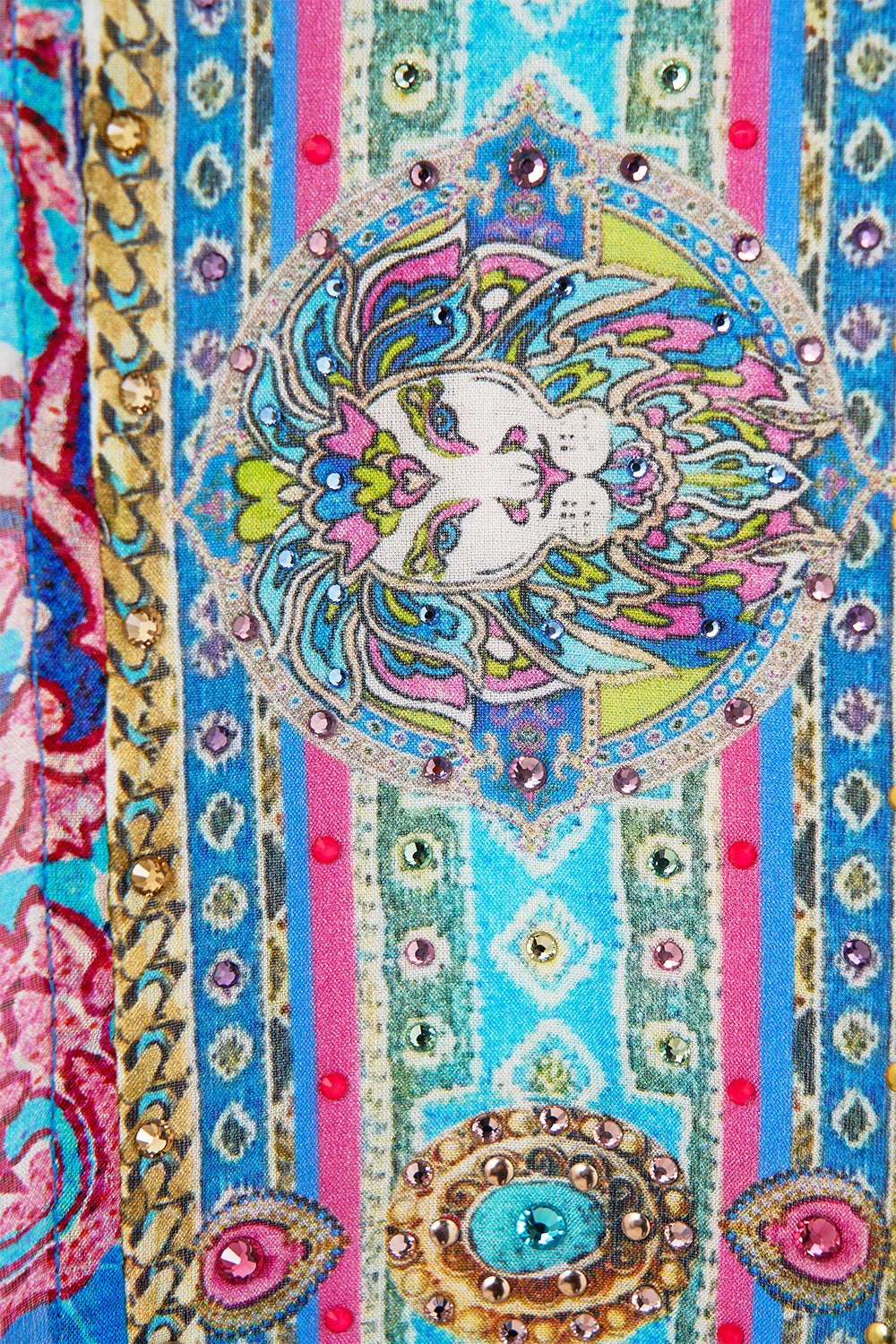 The CAMILLA OPEN FRONT CARDI CAPE FOOTSTEPS IN FOLKLORE in our  print.
