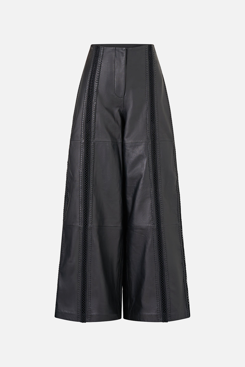 The CAMILLA LEATHER WIDE LEG PANT OTTOMAN ELEGANCE in our  print.