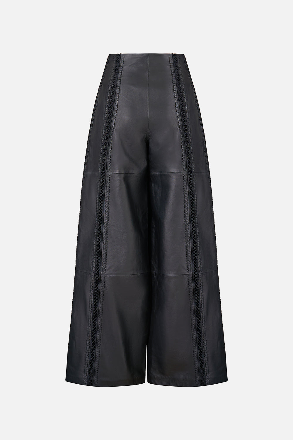 The CAMILLA LEATHER WIDE LEG PANT OTTOMAN ELEGANCE in our  print.