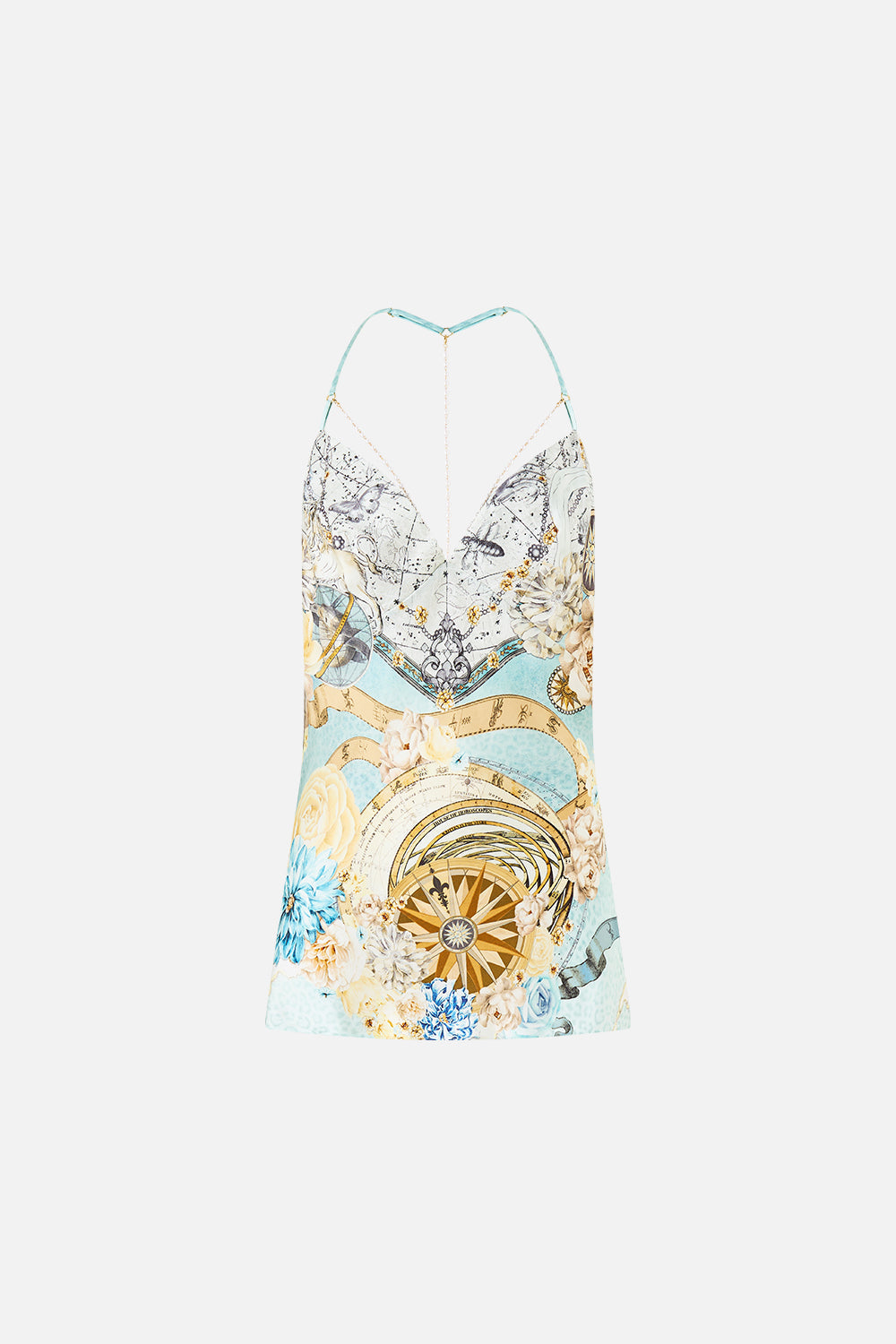 CHAIN DETAIL BIAS CAMI MY LUCKY STARS