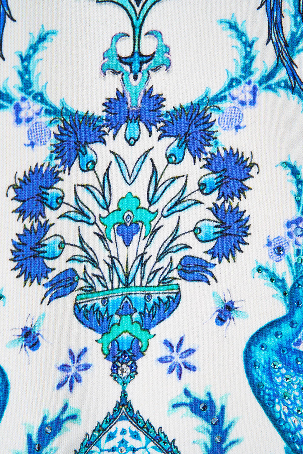 CONTRAST BAND HOODIE WITH SIDE POCKETS ISNIK LULLABY