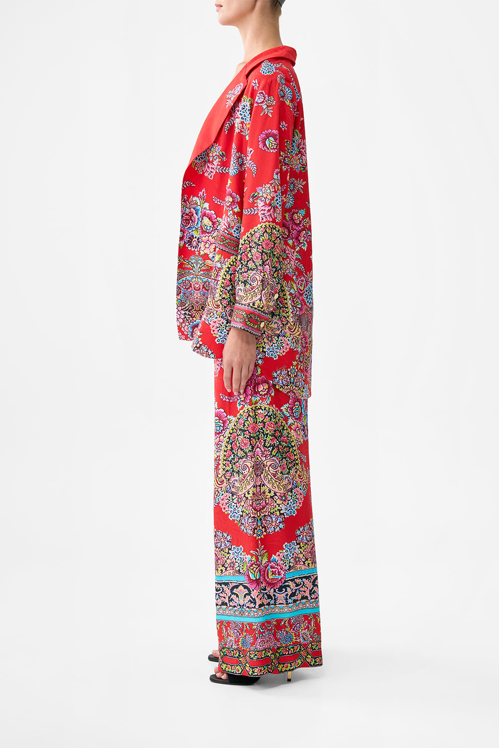 WIDE LEG WAISTED PANT ARTISANS OF ANATOLIA