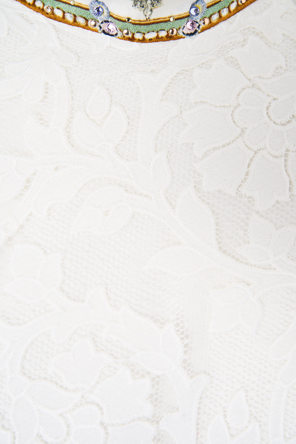 The CAMILLA Halter Tie Back Top in our Dressing Room Drama print.