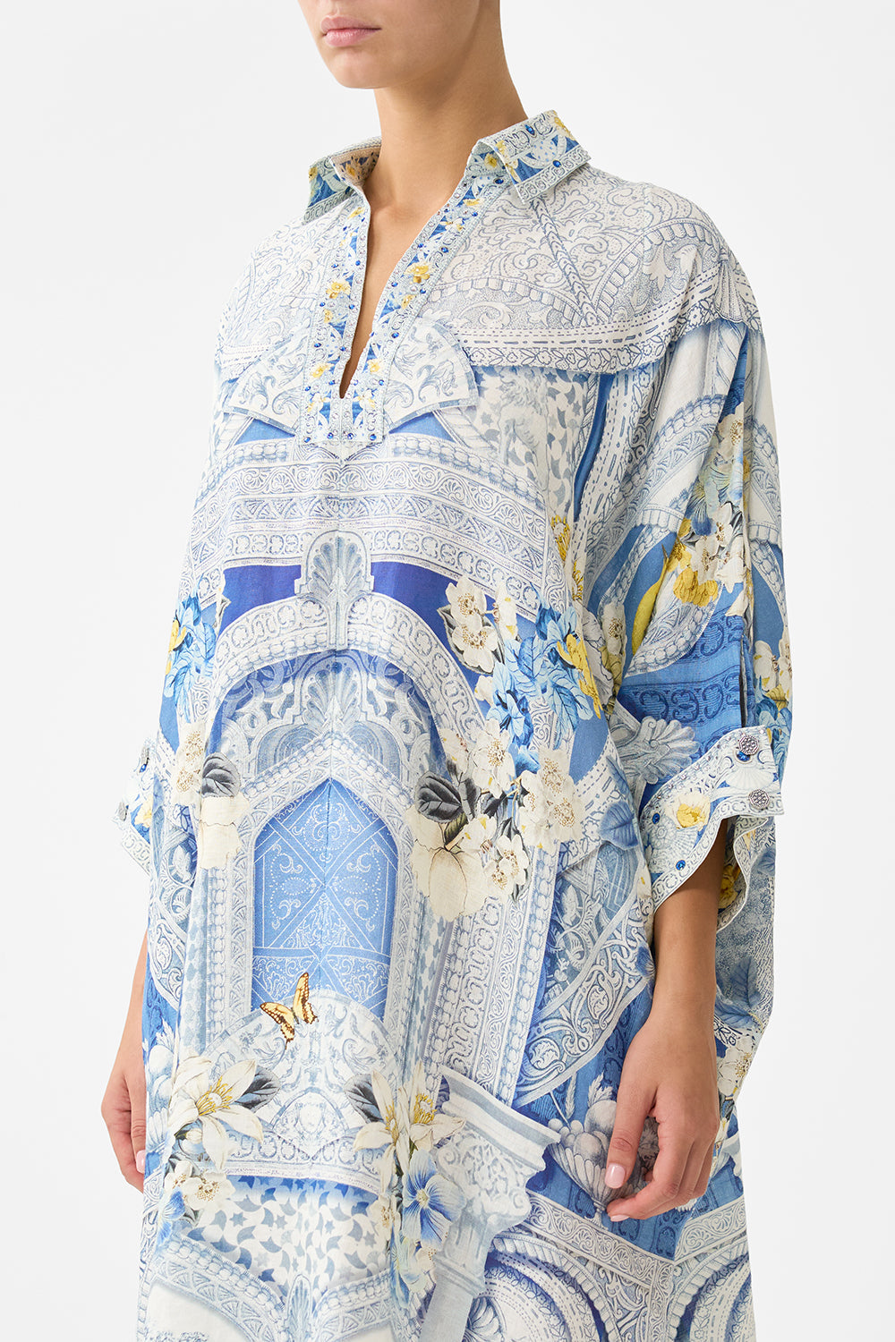WIDE BODY COLLARED KAFTAN DE NADA GRANADA
