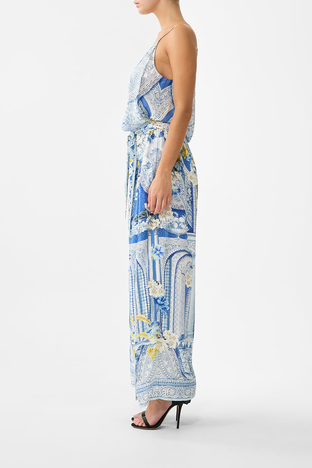 SHOESTRING STRAP JUMPSUIT DE NADA GRANADA