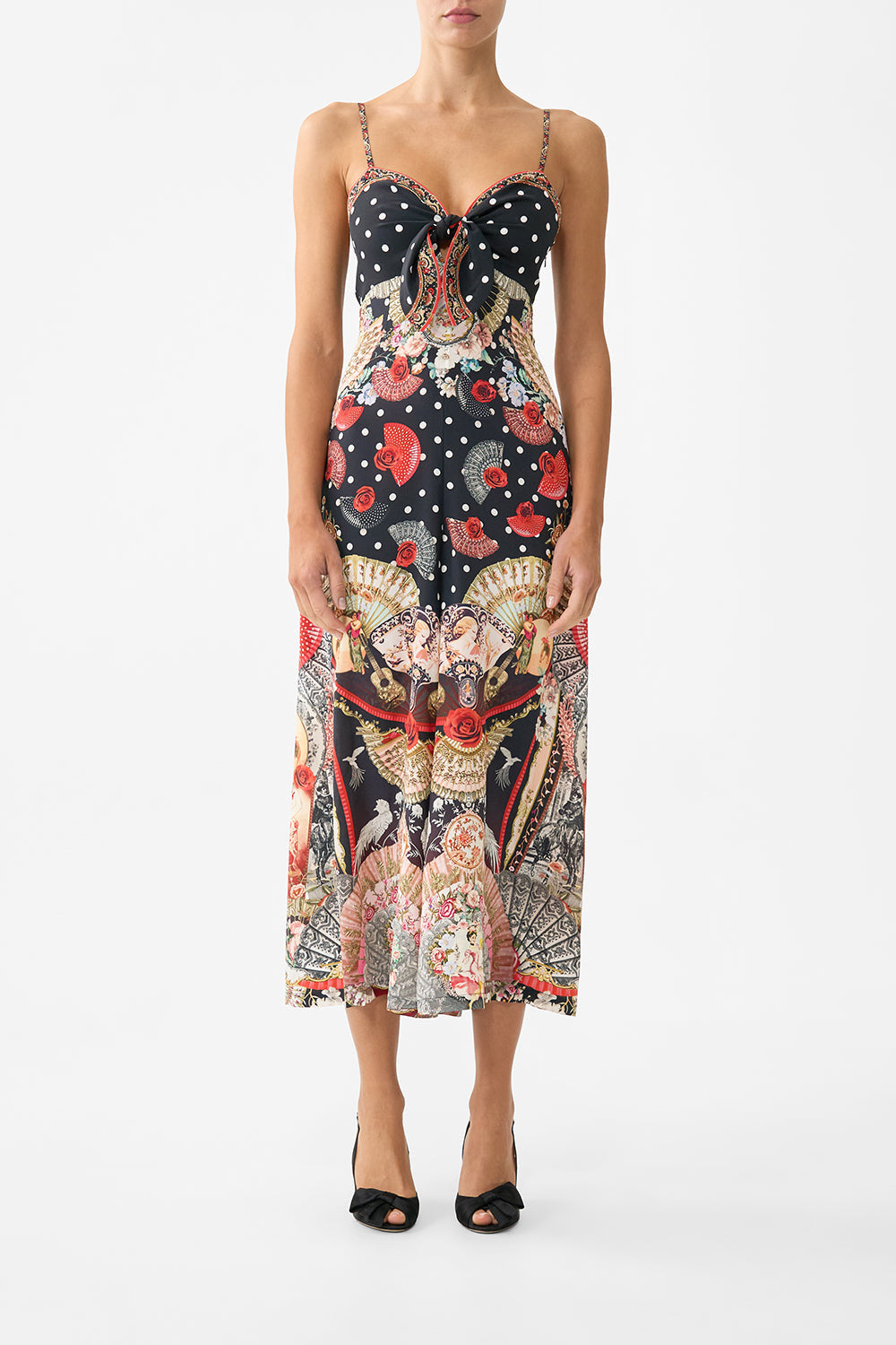 TIE FRONT JUMPSUIT DAUGHTERS OF DUENDE