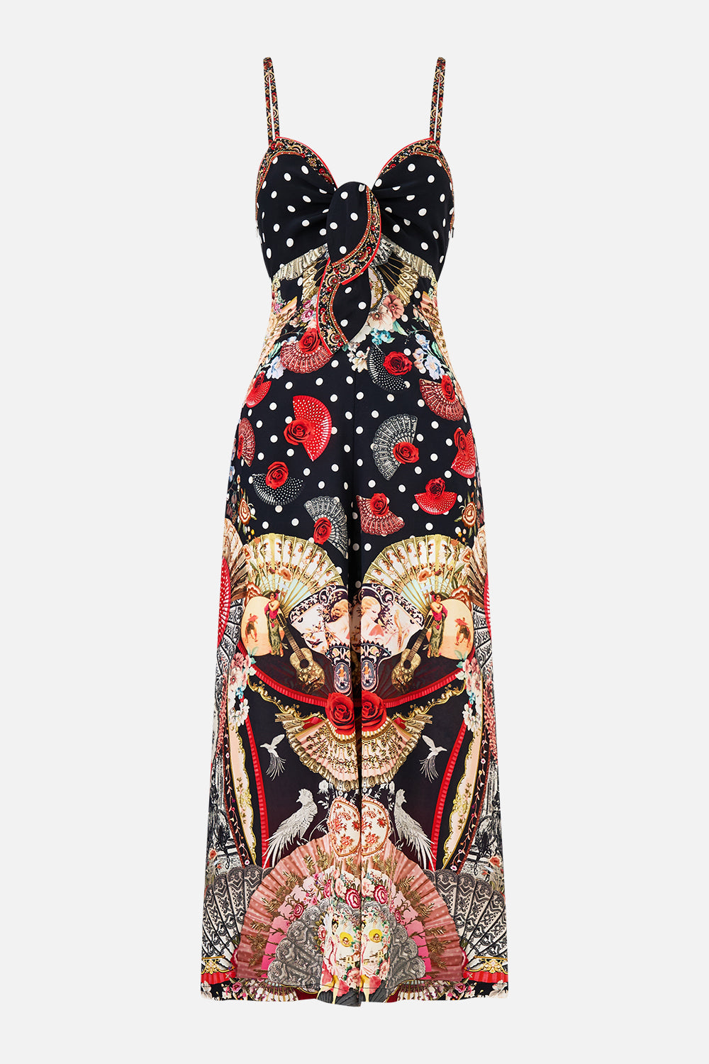 TIE FRONT JUMPSUIT DAUGHTERS OF DUENDE