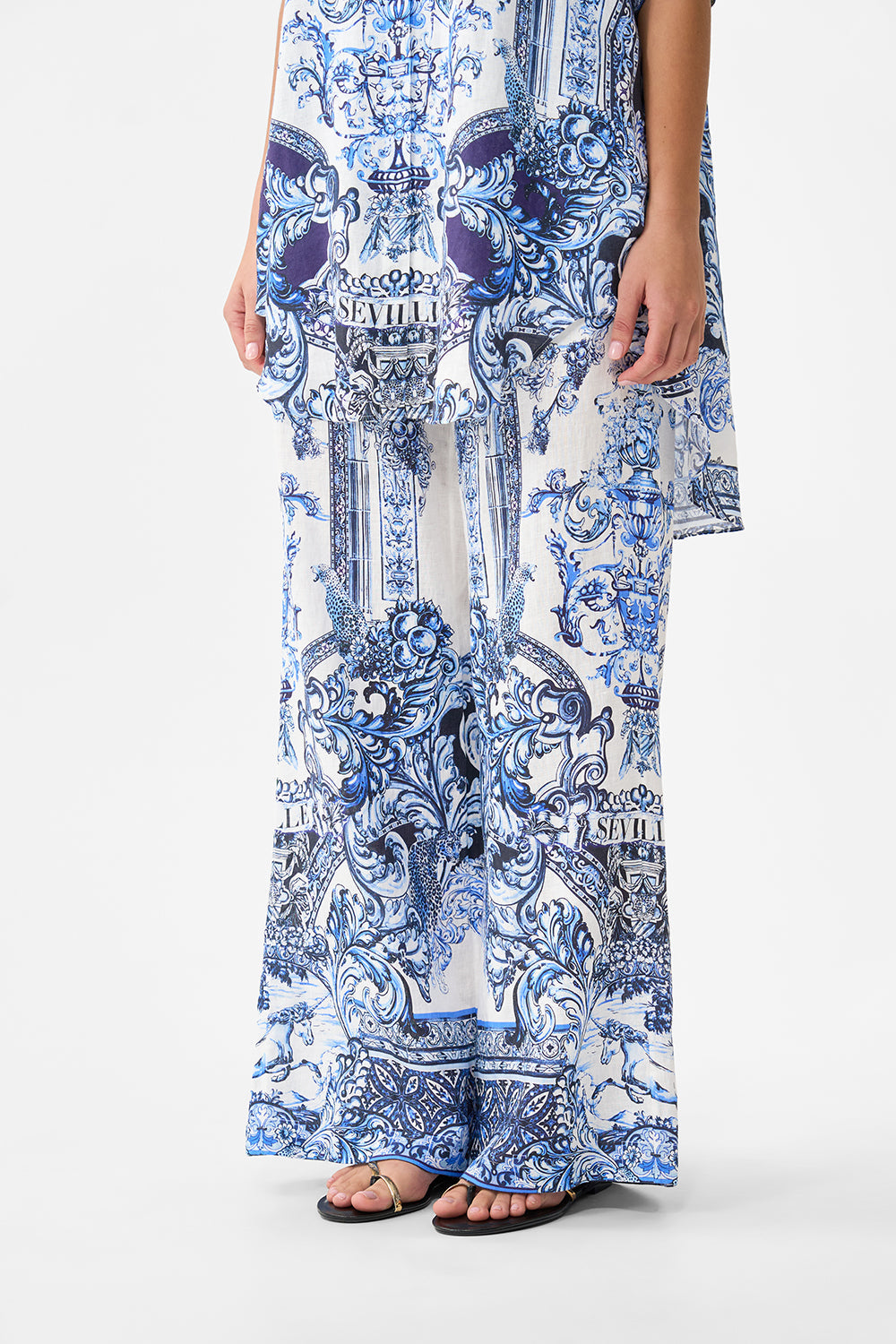 MINIMAL WIDE LEG PANT A TILED WONDERLAND