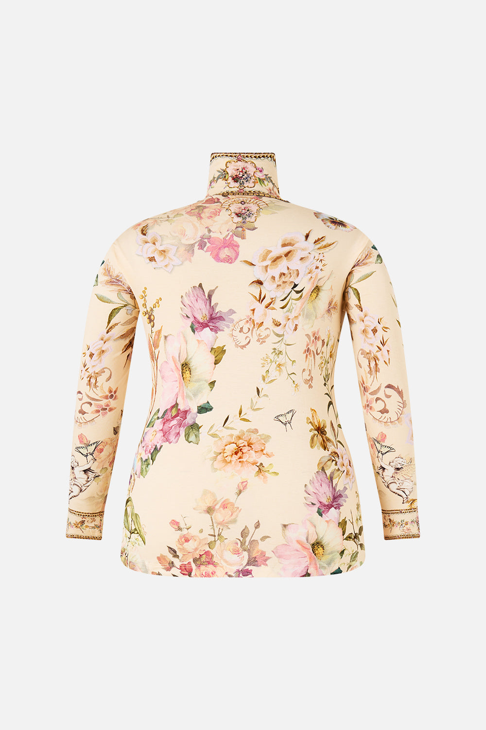 JERSEY TURTLENECK ADORNED IN ARANJUEZ