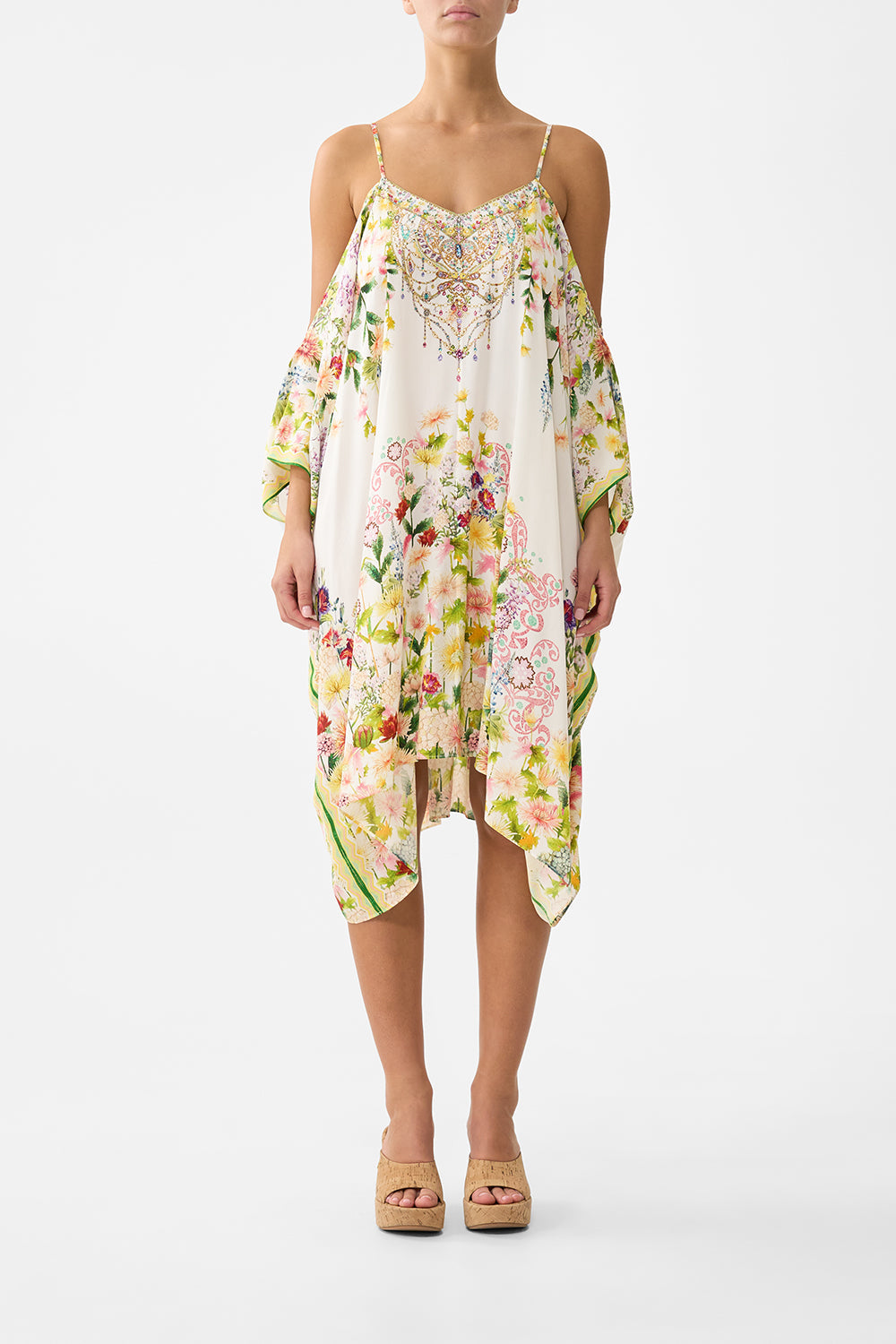 SHORT DROP SHOULDER STRAP KAFTAN THE CALL OF CATALONIA
