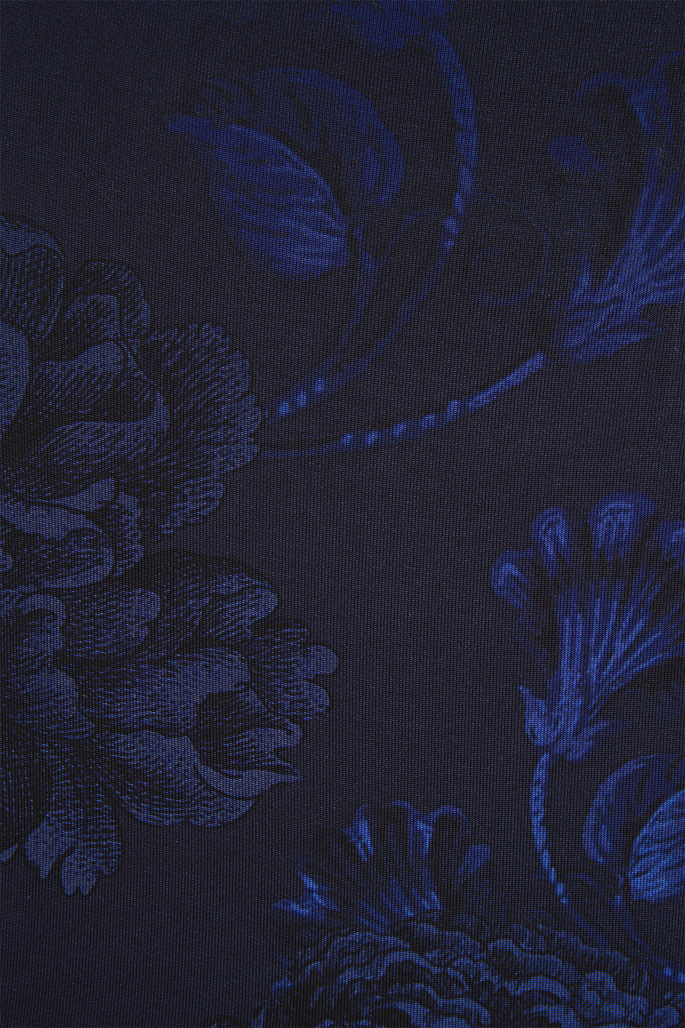 The CAMILLA cowl neck halter dress in our print Notes from the Blue Room.
