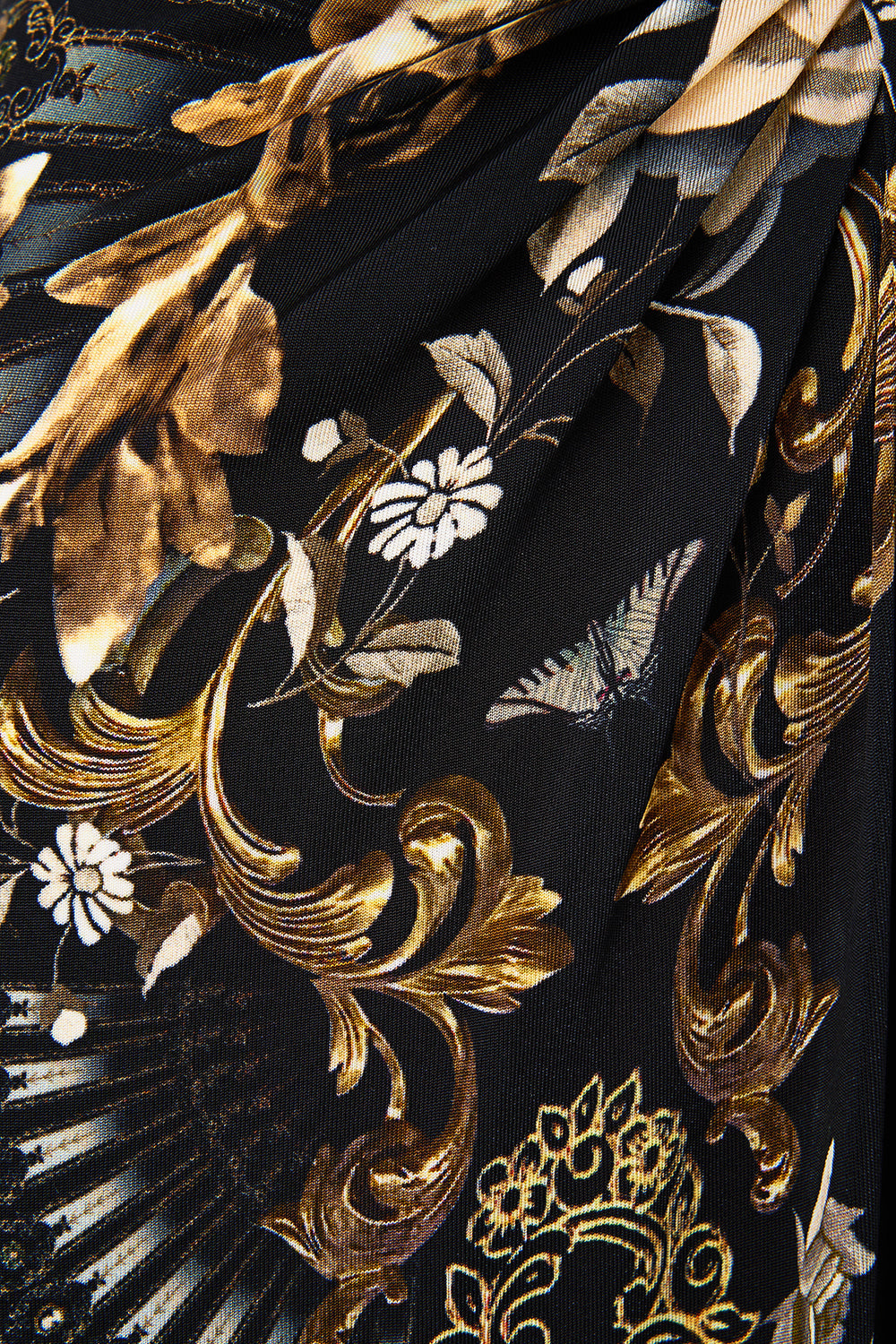 The CAMILLA STRAPPY DRESS WITH TWIST FRONT FLAMENCO FOLKLORE in our  print.