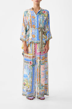 TUCK FRONT PANT NAVÀS NOUVEAU