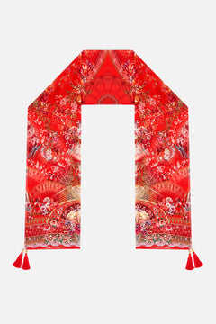 LONG SILK CRINKLE CHIFFON SCARF OLÉ OLÉ