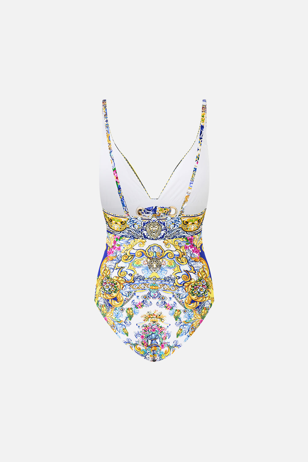 HIGH TRI ONE PIECE WITH EYELET TIE FRONT TRIM ESPAÑA NIRVANA