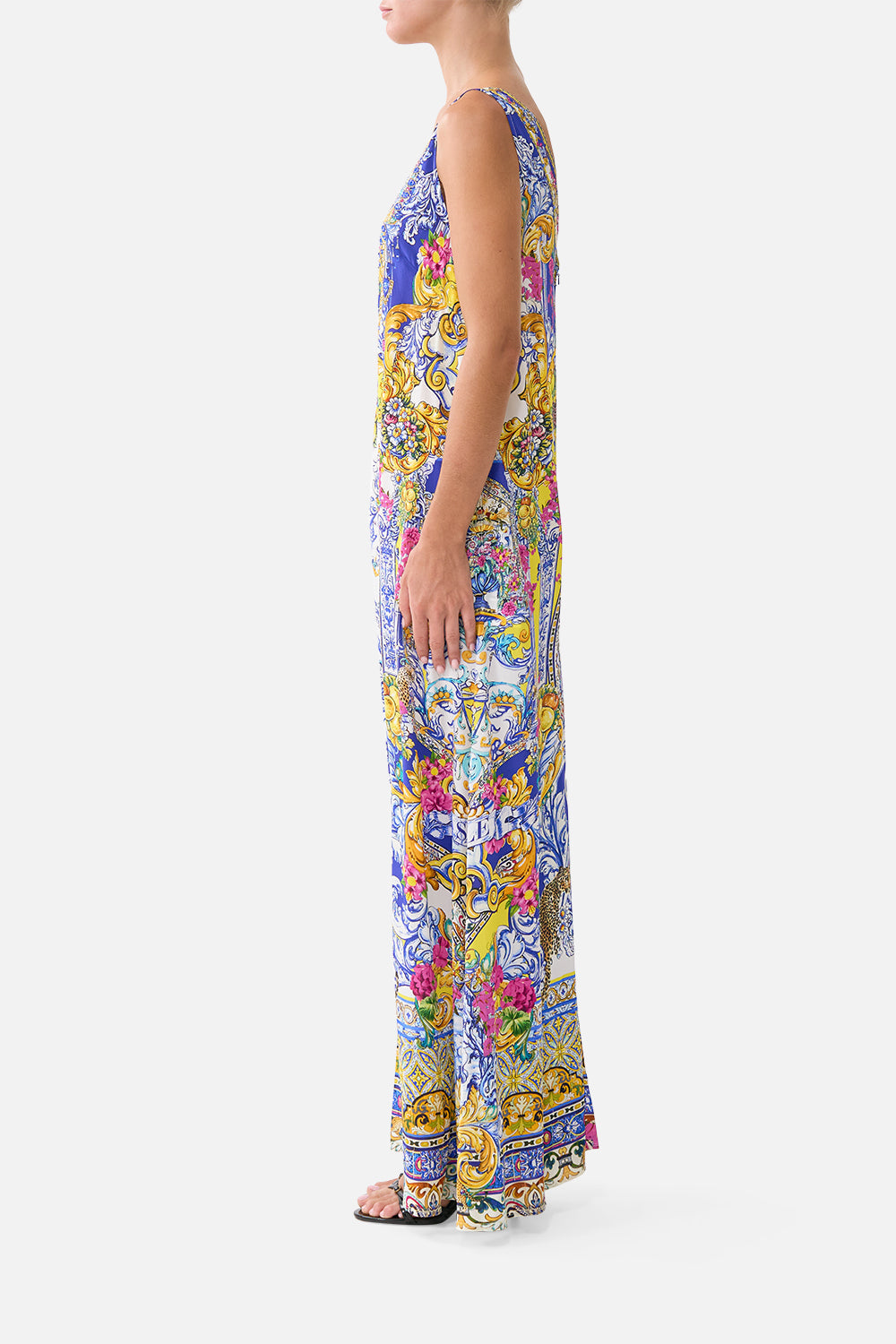 V NECK FLARED JUMPSUIT ESPAÑA NIRVANA