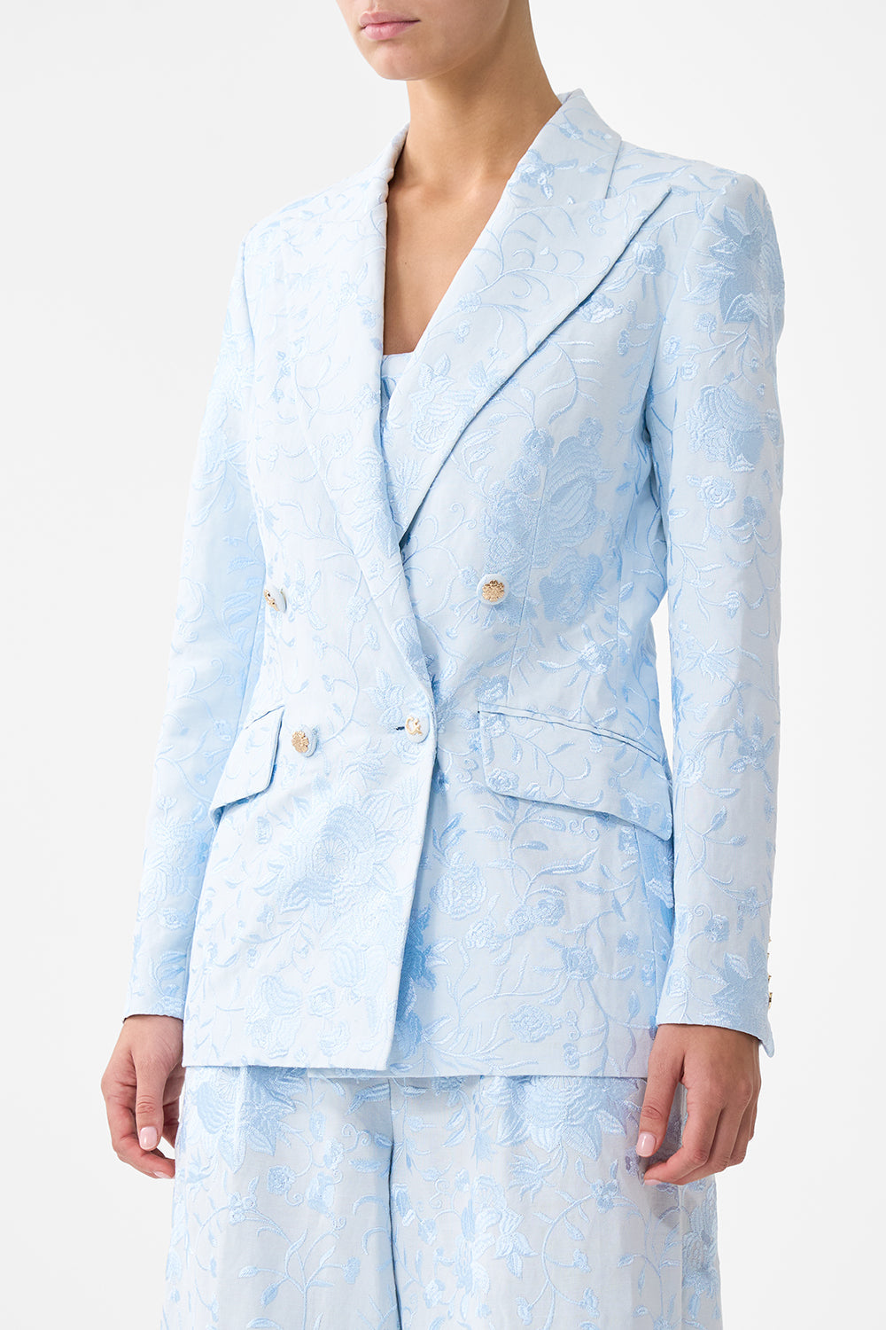 DOUBLE BREASTED SUIT JACKET SEVILLE SWEETHEART