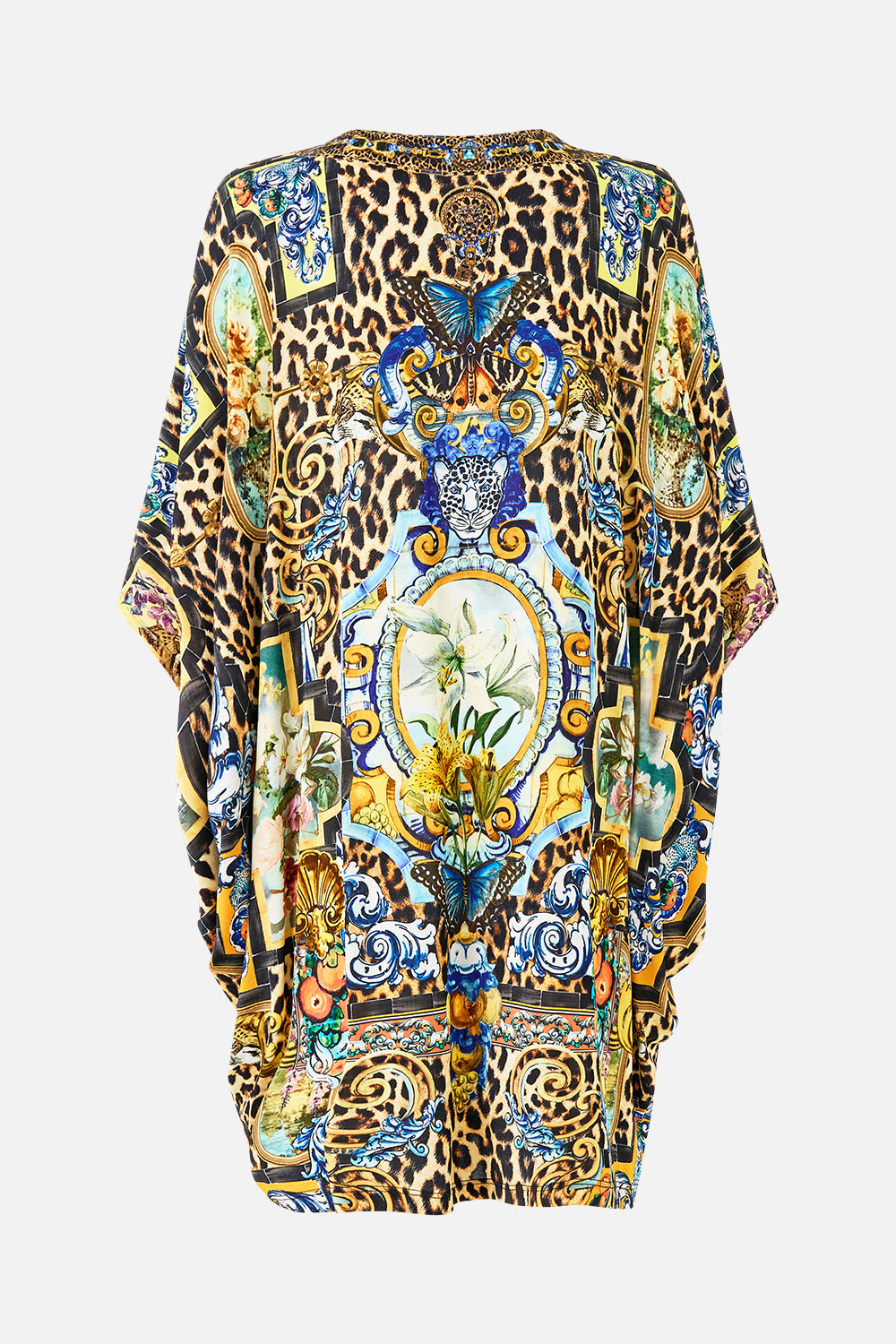 The CAMILLA BAT SLEEVE DRESS SEVILLIAN STYLE in our  print.