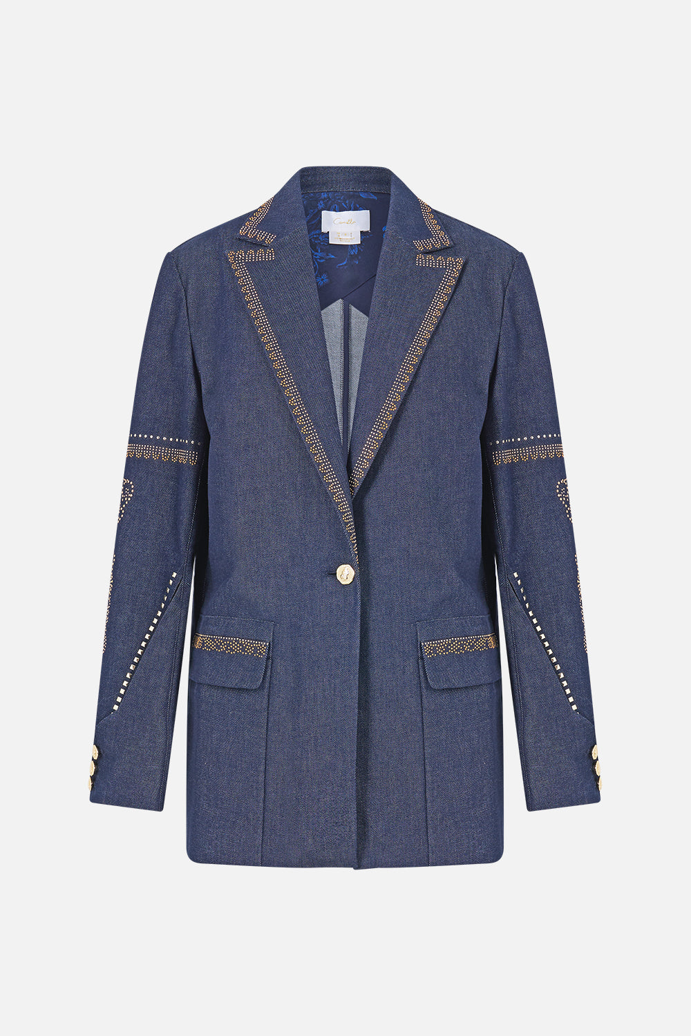 JACKET WITH SLEEVE CUT OUT DETAIL NOTES FROM THE BLUE ROOM