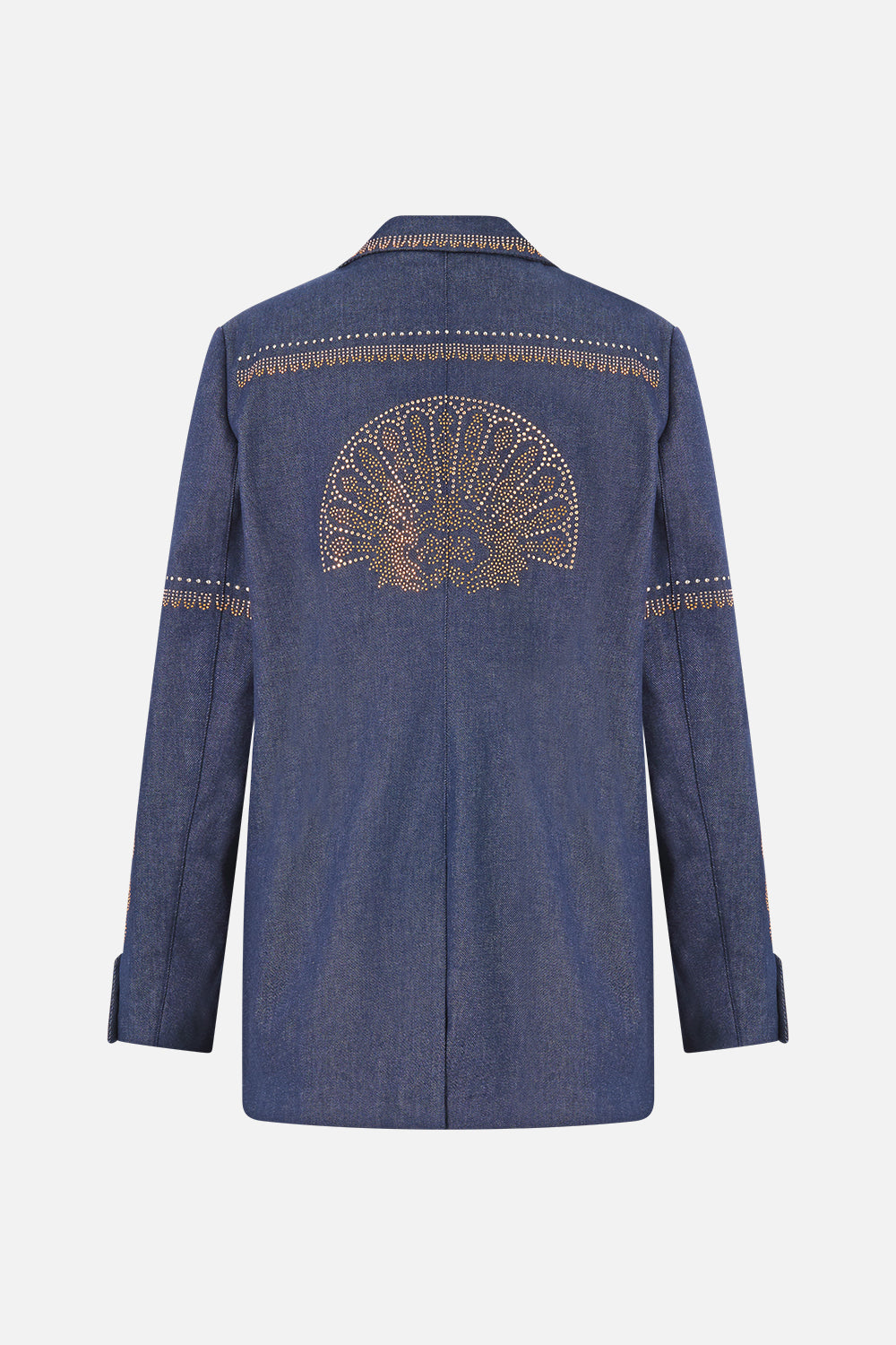 JACKET WITH SLEEVE CUT OUT DETAIL NOTES FROM THE BLUE ROOM