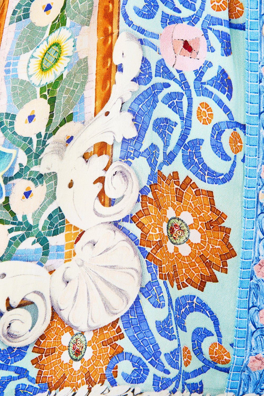 BUTTON THROUGH SCARF BLOUSE NAVÀS NOUVEAU