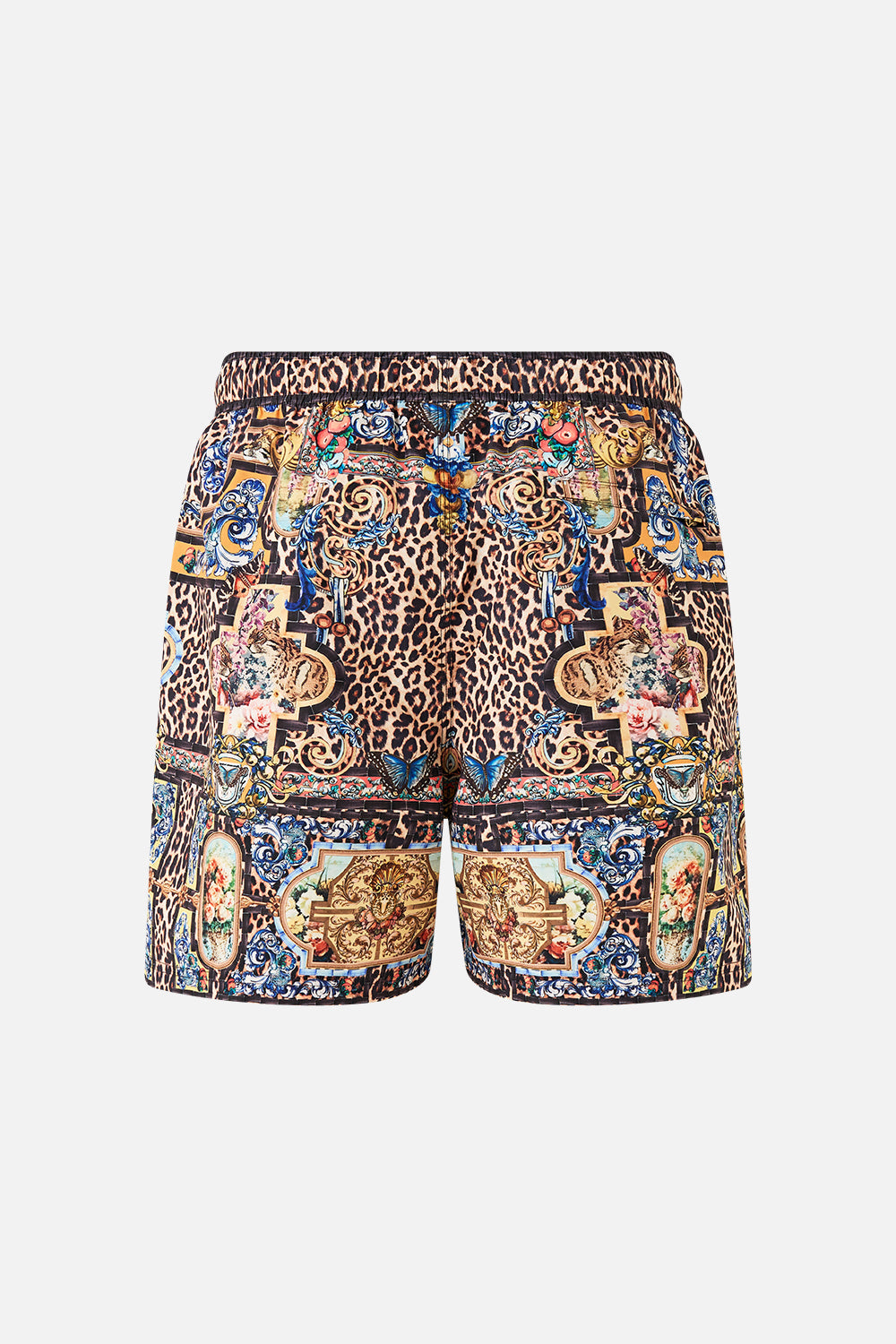 MID LENGTH BOARDSHORT WITH ELASTIC WAIST SEVILLIAN STYLE