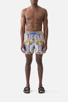 MID LENGTH BOARDSHORT WITH ELASTIC WAIST ESPAÑA NIRVANA