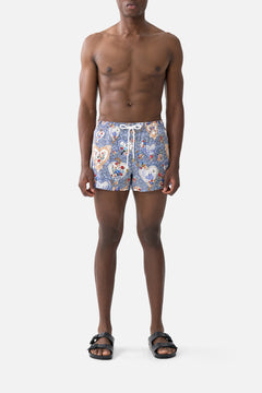 SHORT LENGTH BOARDSHORT WITH ELASTIC WAIST THE POTTERY PARLOUR